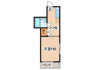 メゾンフロレアル【2階】の間取り
