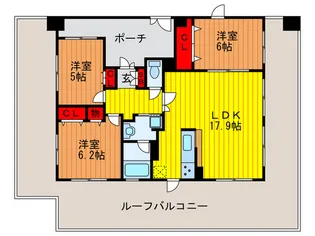 エスリード門真元町【14階】の間取り