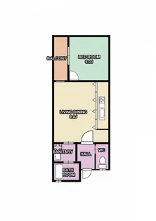 片山プラザ【1階】の間取り