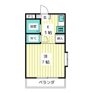 サニーハイツ長久手【2階】の間取り