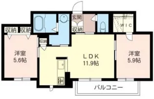 エスポワール【2階】の間取り
