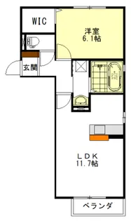 Maison・De・Chance【1階】の間取り