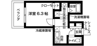 エスペレ西陣【5階】の間取り
