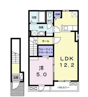 プランドール I【2階】の間取り
