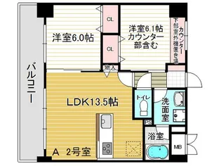 エルシェ柳本【6階】の間取り