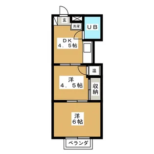ナチュラル荻窪マンション【2階】の間取り