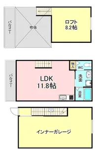 ガレッシア385の間取り