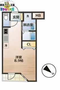 Re BIRTH道の尾【3階】の間取り