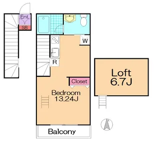 グランベルクII【2階】の間取り