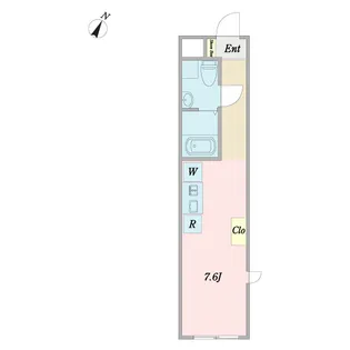 プラチナフォルム護国寺富士見坂【2階】の間取り
