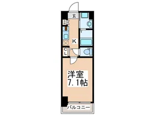 コスモプレミアムベイ大阪【5階】の間取り