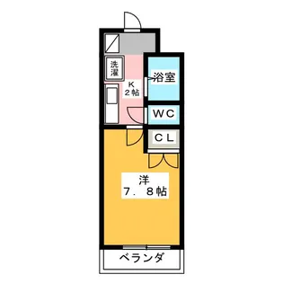 サンヒルズ藤ヶ丘【1階】の間取り