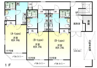 メゾン中野弥生町【1階】の間取り
