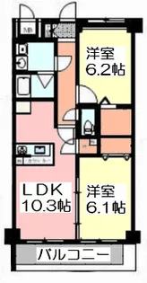 シック赤塚【2階】の間取り