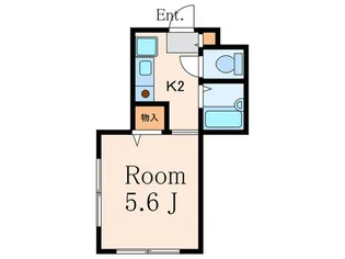 シティパルMINORI【1階】の間取り