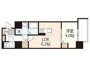 Mayfair田町Premium【7階】の間取り