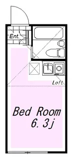 ユナイト衣笠ピッカーニャ【2階】の間取り