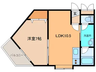シティ根元【2階】の間取り