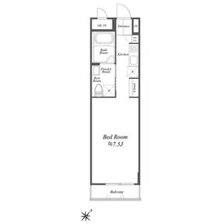 ブルーノコート蒲田【4階】の間取り