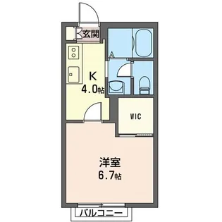 グラン藤沢【1階】の間取り