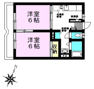 プラムハウス【1階】の間取り