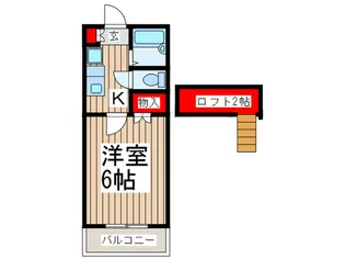 イ-ストコ-ポ【2階】の間取り