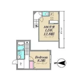 コルティーレ・ナノカの間取り