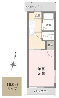 リバティ湘南【2階】の間取り