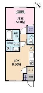 Solana【1階】の間取り