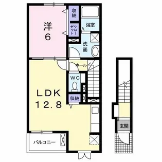 オフショアS【2階】の間取り