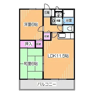 グランパルク【1階】の間取り