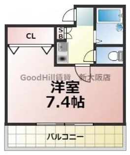 メルヘンハイツ【3階】の間取り