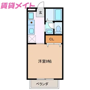 クレストコート1999【1階】の間取り