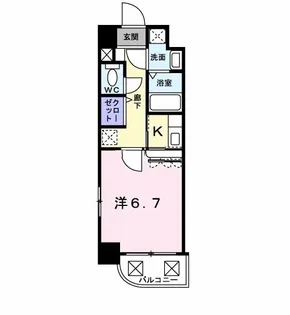 ヴェルビュー【3階】の間取り
