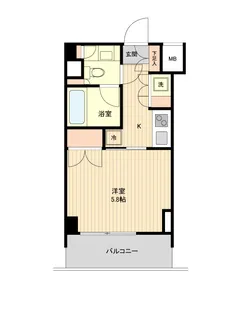 萩中イースト【3階】の間取り