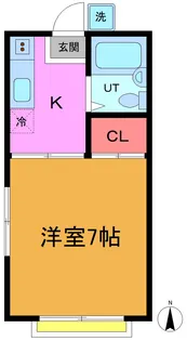 第5佐々木ハイツ【1階】の間取り