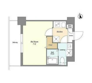 アルファコート戸田【2階】の間取り