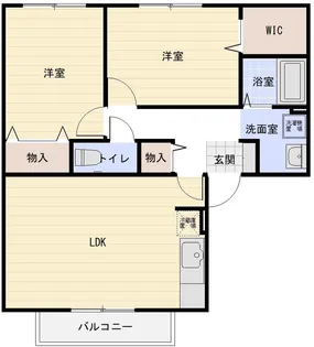 セジュール福生【1階】の間取り