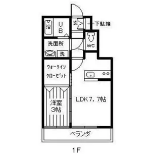 ウィンヒルズトミタB棟【1階】の間取り