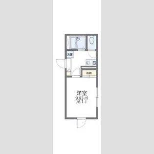 レオパレスプチベルク参番館【2階】の間取り