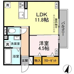 プルミエール今之浦【2階】の間取り