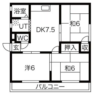 坂井マンション【3階】の間取り