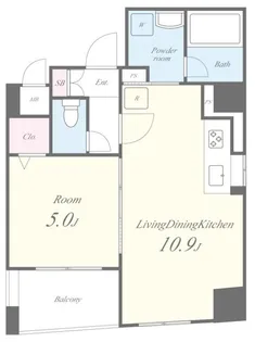 プラテリア弥生【3階】の間取り