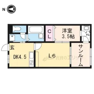 Flora S.E.12th【3階】の間取り