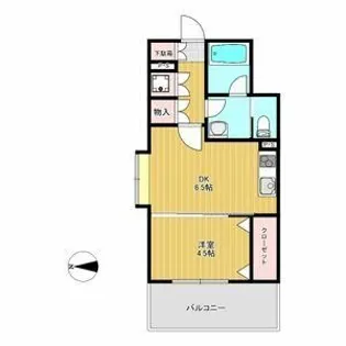 ピュアナ弓ノ町【3階】の間取り