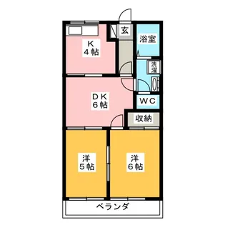 ミルキーWAY【2階】の間取り
