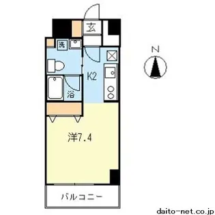 BECK住吉【5階】の間取り