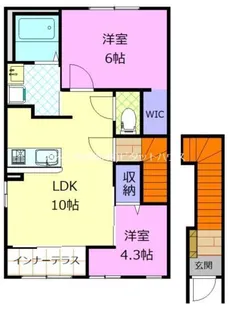 SUNNY COURT【2階】の間取り