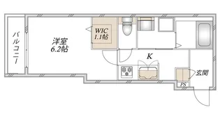 モアノ橘【2階】の間取り