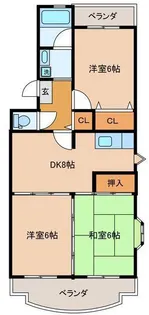 グランメールロリエ【4階】の間取り